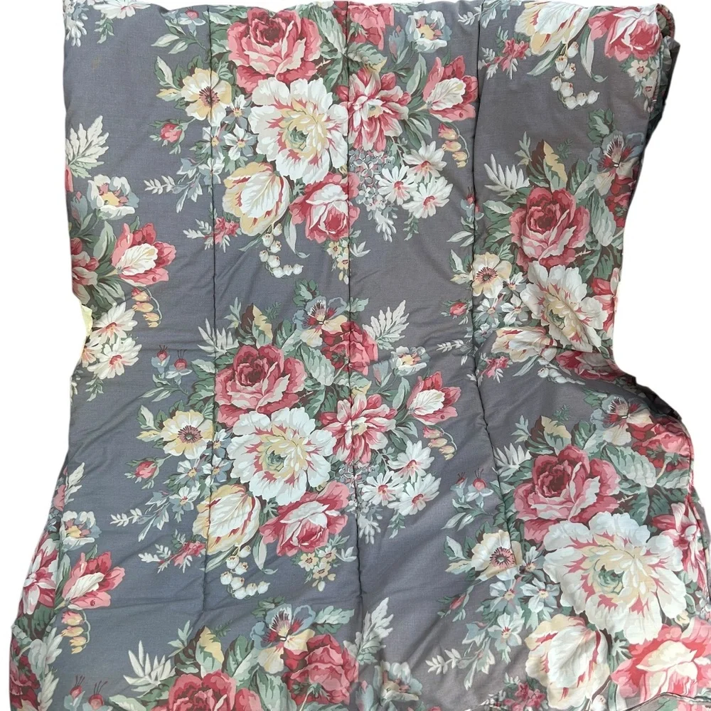 Ralph Lauren Home Vintage Kimberly Cabbage Rose TWIN comforter bed cover